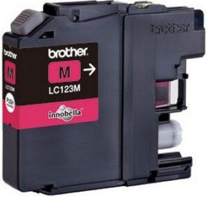 Cartuccia Comp. con BROTHER LC121 LC123 Magenta New-Chip