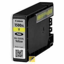 Cartuccia Comp. con CANON PGI 1500 XL inchiostro Pigmentato Yellow