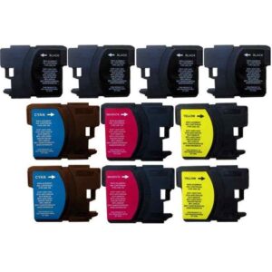 Cartuccia Comp. con BROTHER LC-985 MULTI-PACK 4BK 2C 2M 2Y
