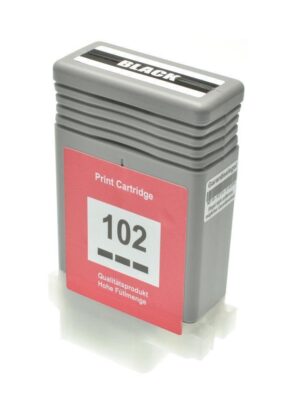 Cartuccia Comp. con Canon Plotter PFI-102 BK