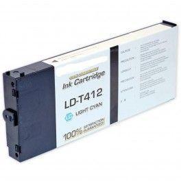 Cartuccia Comp. con Epson Plotter T412 Light Ciano