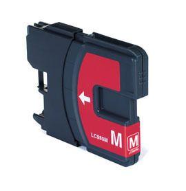 Cartuccia Comp. con BROTHER LC-980 LC-1100 Magenta