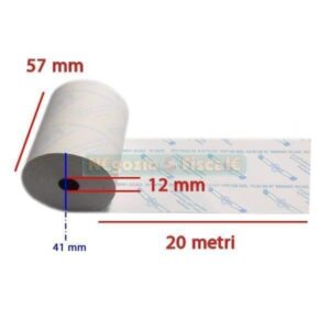 Rotoli Termici 57X18 OMOLOGATI per Pos - Blister 10pz