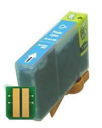 Cartuccia Comp. con CANON CLI8 Ciano con chip