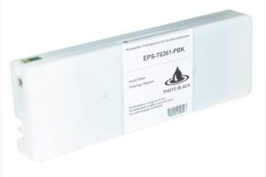 Cartuccia Comp. con Epson Plotter T6361 Pigment Photo BK