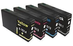 Cartuccia Comp. con EPSON T7012 XXL Ciano 3.4K