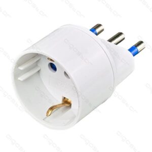 Adattatore Bipasso Italia/Schuko (16A/P30&P11) WHITE