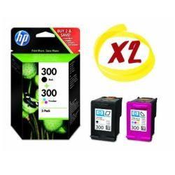 Cartuccia ORIGINALE CN637EE HP 300 Multipack BK + COLOR