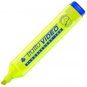 EVIDENZIATORE TRATTO VIDEO Colore Giallo - Conf. 12pz