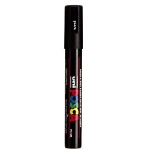 MARKER UNI POSCA PM-5 colore NERO - CONF. 6 PZ