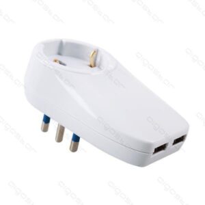 Adattatore ITALIA/ITALIA Con Prese USB