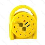 AVVOLGICAVO 16A Spina Grande - 2 Prese Schuko 2 Prese P11/P17 Giallo - 20,0mt
