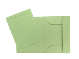 Cartelle 3 LEMBI MANILLA Colore Verde - BLASETTI Conf. 50pz