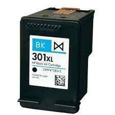 Cartuccia Comp. con HP 301XL BK Tripla Capacità New Chip Rigenerata