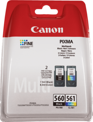 Cartuccia ORIGINALE 3713C006 Canon Multipack PG560 CL561