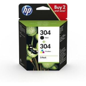 Cartuccia ORIGINALE 3JB05AE HP 304 Multipack BK + COLOR