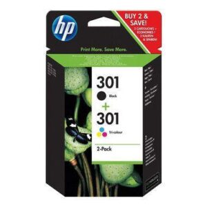 Cartuccia ORIGINALE N9J72AE HP 301 Multipack BK + COLOR
