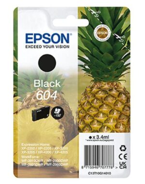 Cartuccia Originale C13T10G14010 EPSON T604 BK