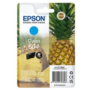 Cartuccia Originale C13T10G24010 EPSON T604 Ciano
