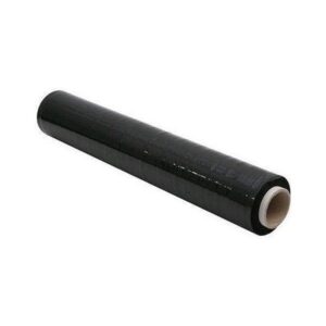 FILM ESTENSIBILE NERO - 23 micron - 2,4kg - 1 ROTOLO larg. 50cm
