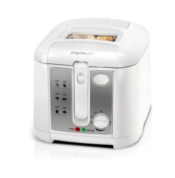 FRIGGITRICE IN PLASTICA BIANCA 1650W 2,5 LT