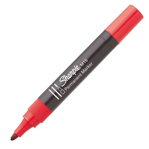MARKER INDELEBILE M15 SHARPIE ROSSO CONF. 12 PZ