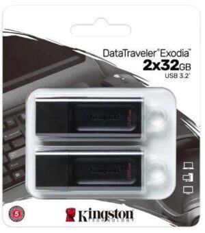 PEN DRIVE USB Flash 32GB Kingston DTX USB 3.2 - Conf da 2pz