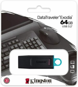 PEN DRIVE USB Flash 64GB Kingston DTX USB 3.2