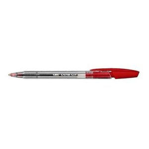 Penna Bic Cristal Clic a scatto a sfera rossa 1 mm conf. 20 pz.