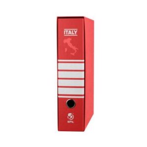 Registratore archivio Spil Italy rosso dorso 8 34x29x8 cm 1 pz.