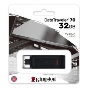 Pendrive 32gb Usb-C Datatraveler 70 Kingston Dt7032gb 32 Gb Usb 3.2 Gen 1 Drive Flash Usb-C Type-C